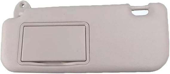 PVC Left Driver Side Car Sun Visor Grey Compatible with 2014-2019 Interior Sun Shield Replacement