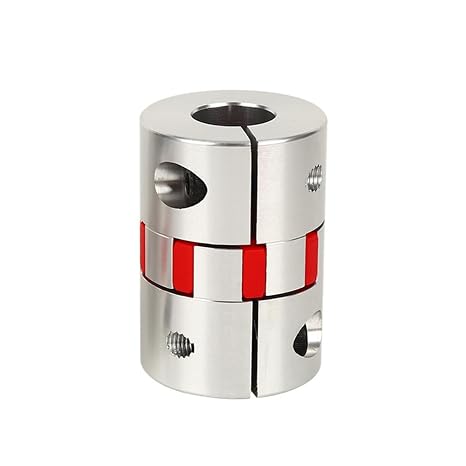 BORDSTRACT 10mm to 10mm Plum Flexible Shaft Coupling D30 L40