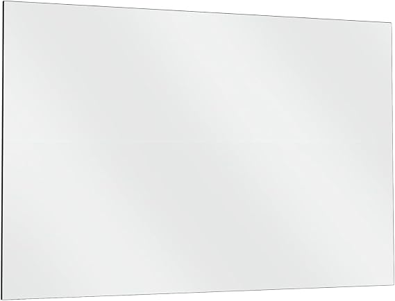 Fab Glass and Mirror Large Gym Mirror for Home Gym 48x32 - Full Length Ultra-Clear Annealed Glass Wall Mount - DIY Workout Display with Safety Backing - 1/4 Inch Low-Iron