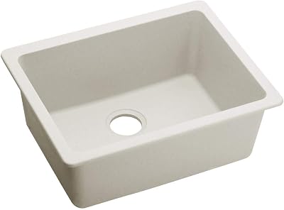 Quartz Luxe 25 x 18.5 Single Bowl Dual Mount Kitchen Sink Finish: Ricotta