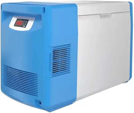 Deep Freezer -86C Ultra Low Temperature 0.8 CUFT (20L), Lab Freezer with Thermostatic Alarm System,122F, 110V for Laboratory Sample Storage