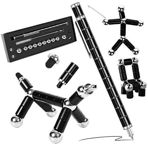Fidget Pen,Magnetic Pen Magnet Pen Jiki Pen - Cool Pens Fidget Pen Magnet Magnetic Fidget Pen Toy Pen Decompression Magnetic Metal Pen