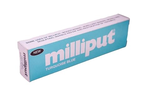Milliput Turquoise Blue 4 oz (113.4g) Pack