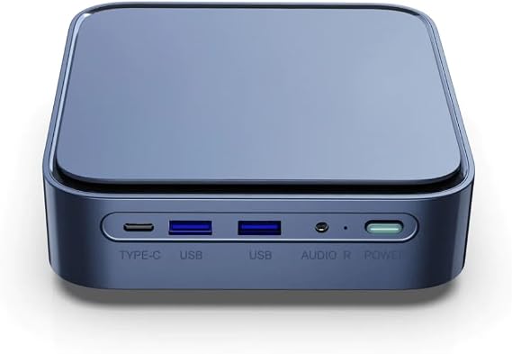 KAMRUI 2024 TK11-B0 Mini Business Desktop 4-Core Intel Core i7-1165G7 Iris Xe Graphics 16GB DDR4 512GB NVMe SSD Thunderbolt4 WI-FI AX BT 5.1 HDMI DP Up to 3 Monitors RJ-45 Windows 11 Pro w/RE USB