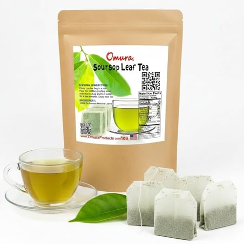 Omura Soursop Guyabano Graviola Leaves 50 Tea-Bag