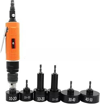 Pneumatic Capping Machine, Handheld Screw Capper Sealing Tool for Plastic Bottle Caps, 2500RPM Adjustable Speed, Bottle Cap Locking Machine, for 10-50mm Bottle Cap