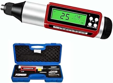 High Precision Digital Concrete Resiliometer Rebound Tester, 10-60MPa Testing Hammer with Automatic Data Storage.