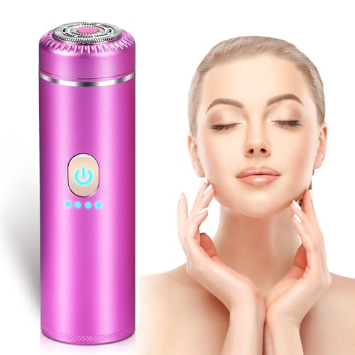 Electric Shaver Women IPX7 Watertight,USB Rechargeable, Painless Facial Hair Removal,Powerful epilator, Smooth Skin, Wet & Dry Use, Women Facial Hair Remover