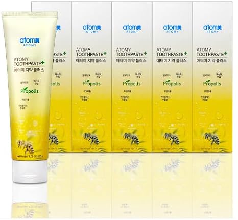 Low Fluoride Toothpaste with Propolis Extract 200g 5 Pack