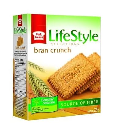 Peek Freans Christie Bran Crunch Cookies, 275g, Kosher, 0 Trans Fat, 0 Cholesterol, 0 Calories, 275g Box, Imported from Canada