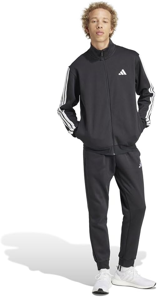 adidas Sportswear Basic 3-Stripes Fleece Eşofman Takımı Erkekler