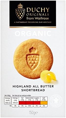 Duchy From Waitrose Organic Highland Shortbread 150g