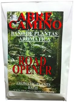Original Botanica Open Road Abre Camino Herb Bath Spiritual Cleansing Body Wash Ritual Negative Energy Protection Herb Purification Prosperity Good Luck Attract