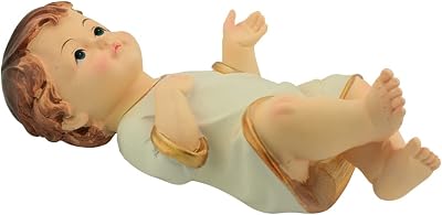 Baby Jesus Figurine | Beautiful Detailed Christ Child | Christmas Nativity Manger Scene Piece | Great Gift for Advent of Christmas | Christian Home Decor 6 Baby Jesus