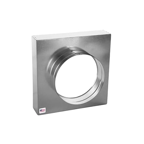 RDP Square to Round Transition Box | Made in USA (24" x 24" x 18")