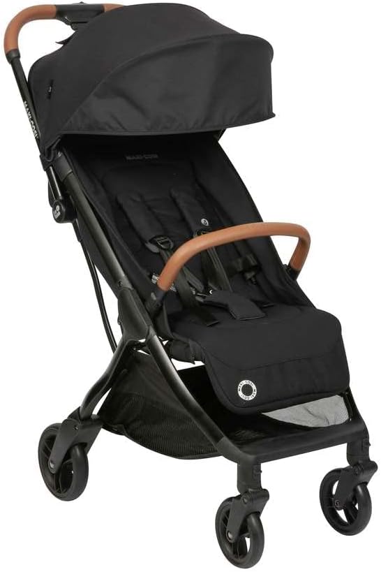 Maxi-Cosi Maxi Cosi Eva Otomatik Katlanan Kompakt Bebek Arabası Essential Black