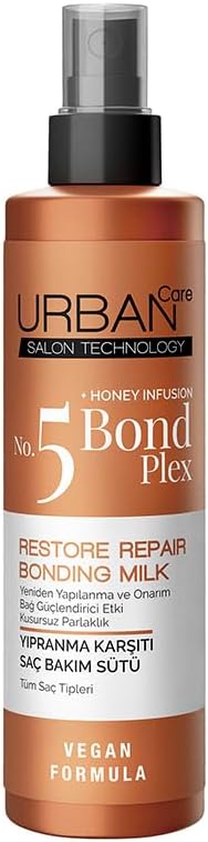 URBAN Care No.5 Bond Plex Yıpranma Karşıtı Saç Bakım Sütü 200 ml- Vegan