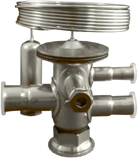 Danfoss 068U2207 1/8-2.5TR Expansion Valve Body, TUAE, R134a, R513A, 3/8x1/2 in, Solder, ODF, 1/4 in Externally equalized, Bi-flow with orifice 1-8,40 to 50 F, Identical Product 068U2421
