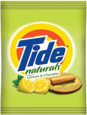 Tide Naturals Lemon and Chandan Detergent Washing Powder, 500 Grams 17.6 oz - India