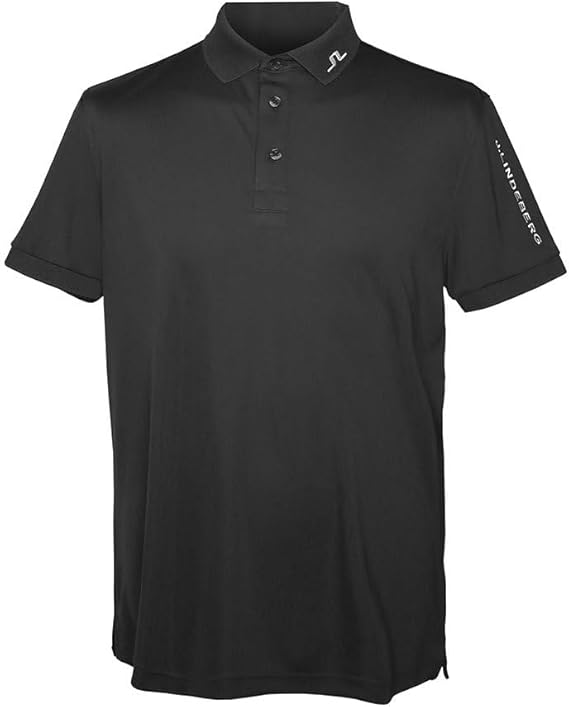 J Lindeberg Mens Tour Tech Regular Fit Golf Polo - JL Navy XL
