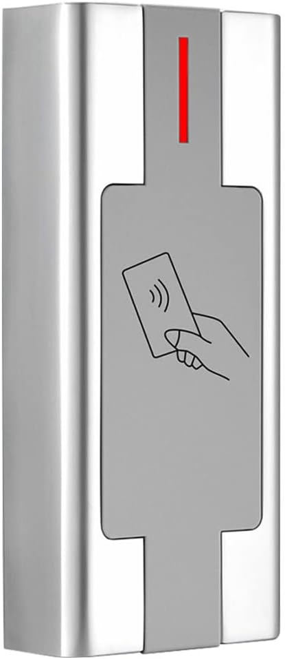 Access Control RFID Reader,Waterproof Access Control System,Access Controler for Electric Magnetic Lock,Proximity Door Entry Keypad,Gate Opener,Zinc Alloy Shell,Wiegand in+Out,Latch Doors Reader
