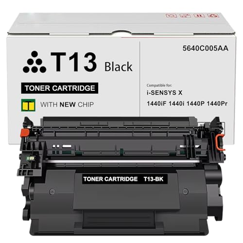 T13 Black Toner Cartridge Compatible for Canon T13 Black Toner 5640C005AA for Canon i-SENSYS X 1440iF 1440i 1440P 1440Pr Printers 1-Pack