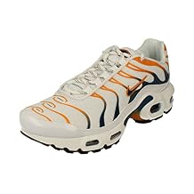 Nike Air Max Plus GS Running Trainers DV7083 Sneakers Shoes (UK 4 US 4.5Y EU 36.5, White Marina Kumquat Black 100)