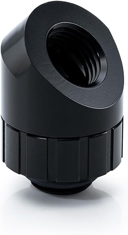 Bitspower Artemis Rotary 45-Degree Extender, Matte Black