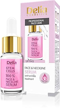 Delia Face Neck Serum with Matrixyl & Stem Cells 100% Intensive Treatment Anti Wrinkle Lifting