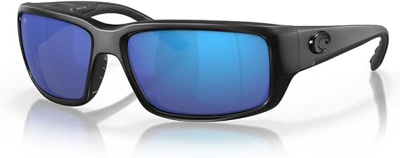 Costa Del Mar Sunglasses For Men Fantail Mens Polarized Sunglasses 580G 59 | Polarized Fishing Glasses with UV Protection - Costa Sunglasses for Boating, Beach & Driving - 580G, 59