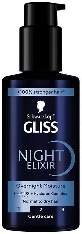 Gliss Night Elixir Nemlendirici Gece Bakım Serumu, 100ml