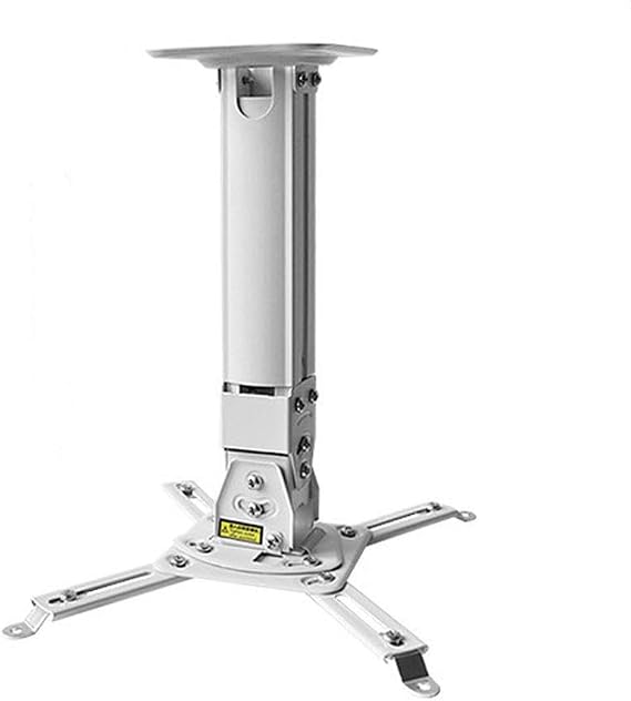 Luminexia Ceiling Wall Projector Mount Aluminum Alloy Universal Projector Ceiling Mount Bracket Adjustable Tilt&Swivel Hanging Projector Holder Wall Mount Hanger Rack Stand For Most Mini Projector