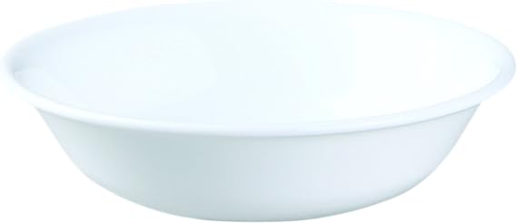 Corelle Winter Frost White Small Dessert Bowls - 10 oz - Set of 6 Bowls