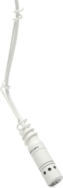 Behringer HM50 Premium Condenser Hanging Microphone - White Overhead Studio Microphone for Singing, XLR Microphone for Recording Choirs, Chorus and Stage Performance with Stand Module