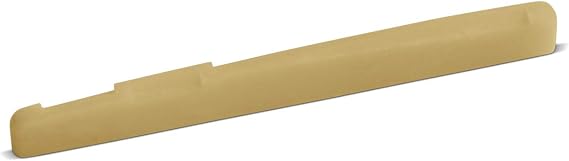 Unbleached Bone Saddle Fits Many Post-2014 Guild Westerly Collection with Undersaddle Pickup 8 mm Height - 3.2 mm Thickness