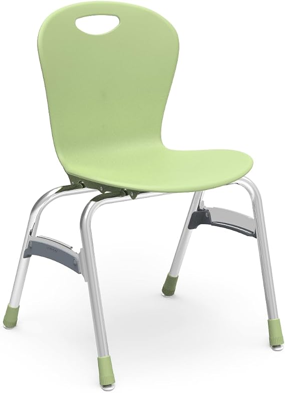 Virco ZU418 ZUMA Classroom Chair 18" Seat Height (Set of 4) - Green