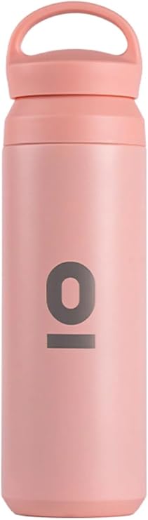 Espressolab Tutacaklı Termos 500 ml, Paslanmaz Çelik, Vakumlu Kapaklı, 5-6 Saat Isı Koruma, Pembe, No:132