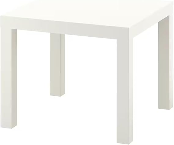 IKEA Lack Side Table 55 x 55 cm [White Stained Oak Effect]