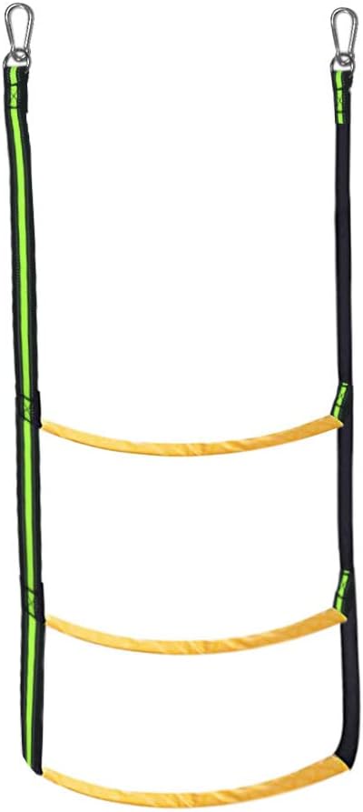 3 Step rope ladder portable folding auxiliary rope ladder for Motorboat Canoeing Sailboat Outdoor Climbing Ladders