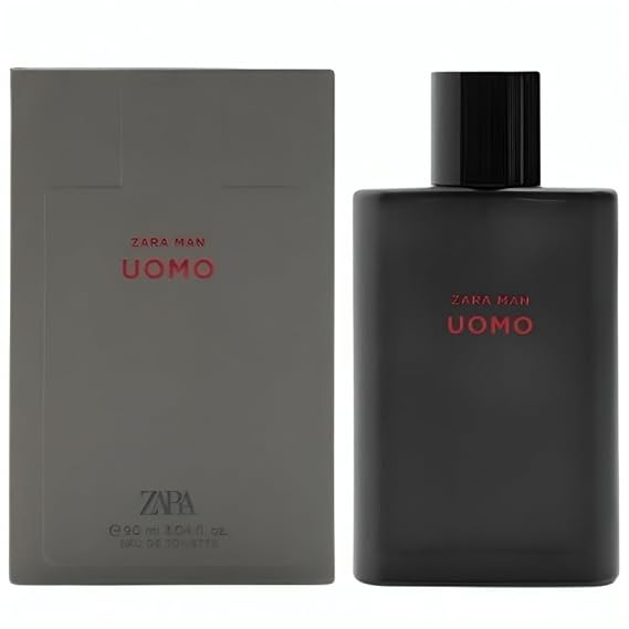 Zara Man Uomo Cologne for Men EDT Eau De Toilette 90 ML (3.04 FL OZ)