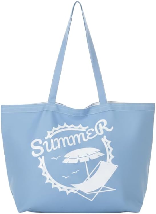 Baghashtag Summer Beach Bag Plaj Çantası Mavi