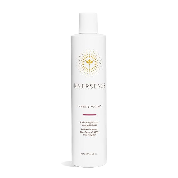 INNERSENSE Organic Beauty - I Create Volume Styling Lotion (10oz) | Weightless Lift, Body + Fullness for Fine, Flat Hair | Builds Volume Without Stiffness | Non-Toxic, Clean Styling