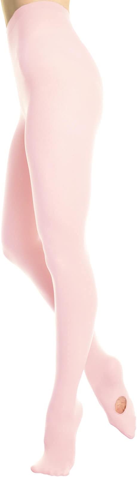Angelina Women's and Girls' Professional-Grade Convertible Ballet Tights
