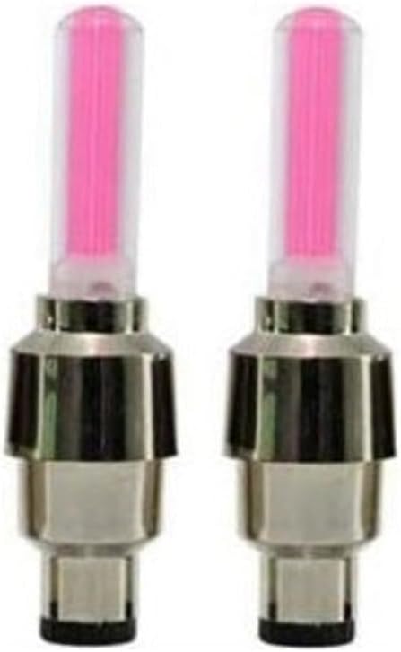 Pembe 2 Adet Hareket Sensörlü Işıklı Sibop Kapağı Lambası Araba Bisiklet Jant Işığı Jant Lambası