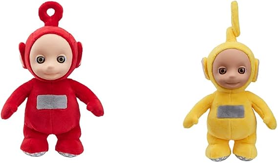 Character Uk Teletubbies 8 Inch Talking Po Soft Toy & Character Uk 8 Inch Talking Laa-Laa Soft Toy