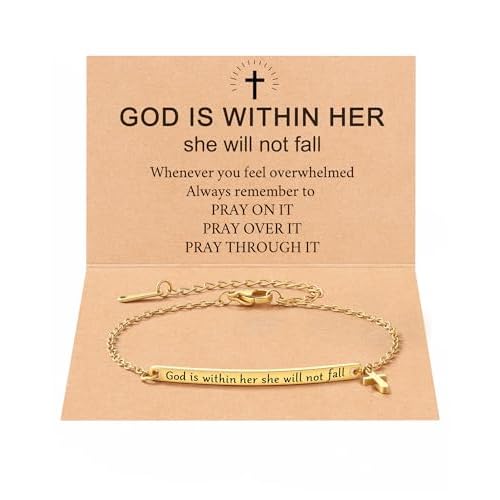 Christian Jewelry Gifts Bible Verse Bracelet for Women Girls