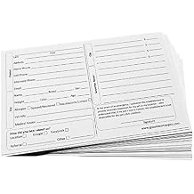 100 Dog Grooming Client Cards 5X8 Inch Client Profile Cards Dog Grooming Salon Must Haves for Pet Kennel Records, Groomer Customer Information Cards, Professional Pet Grooming Supplies