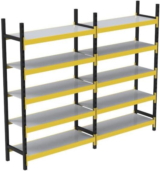 5 Katlı Duble Midi Rack - Ekonomik Depo,Arşiv, Kiler Rafı