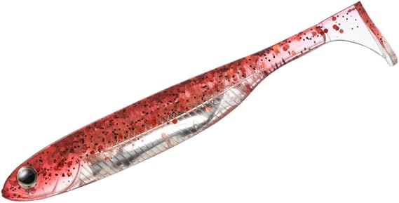 Fish Arrow Flash-J Shad Plus SW 4" (5 adet/paket) #124 Red/silver Olta