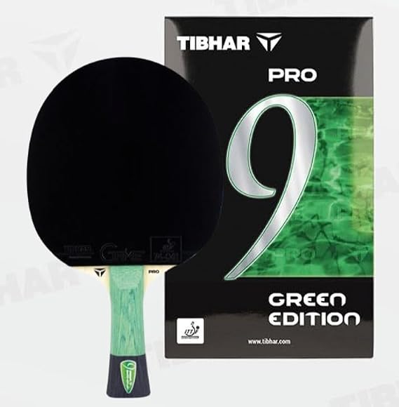 Tibhar Pro Green Edition Table Tennis Bat - TT Bat with ITTF Approval